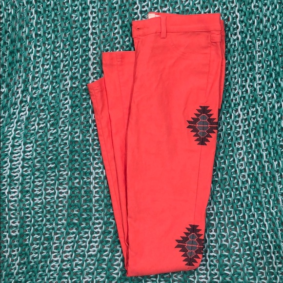 Aztec stretchy skinny jeans - Picture 1 of 3